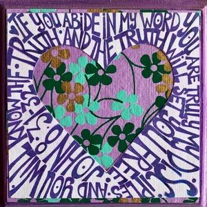 One of a kind scripture art